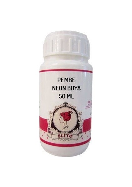 Neon Pembe Sabun Boyası 50 ml