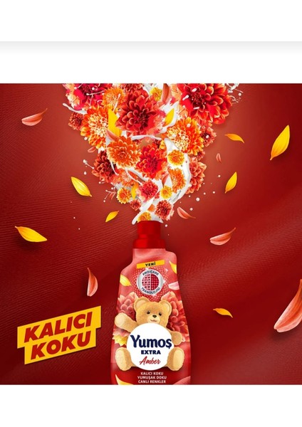 Extra Konsantre Çamaşır Yumuşatıcısı Amber 1440 ml 60 Yıkama 4'lü