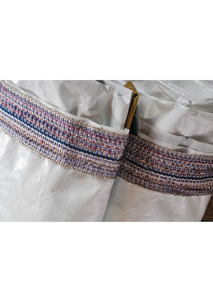 Çadır Branda 6 Metre Enli Su Geçirmez Beyaz Branda 180GR/M2 Şerit Kolonlu