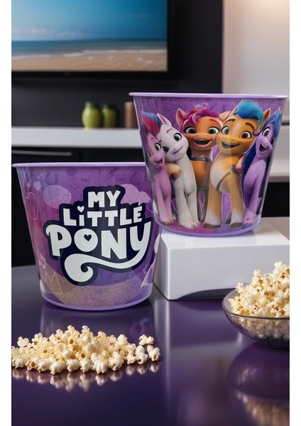 My Little Pony Patlamış Mısır Popcorn Kovası 2 Li Set