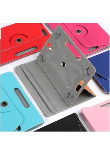 Vorcom Quartzlıte 10.1" Dönerlı Standlı Deri Tablet Kılıfı