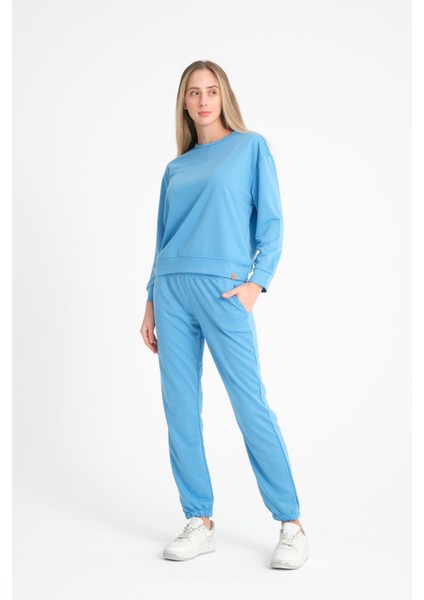 Mavi Basic Kadın Eşofman Takımı