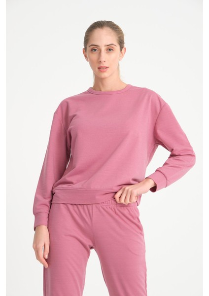 Pembe Basic Kadın Eşofman Takımı