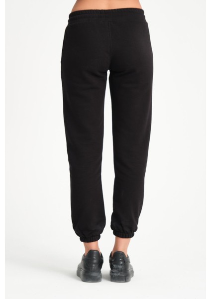 Siyah Cepli Basic Kadın Eşofman Altı fiyatları