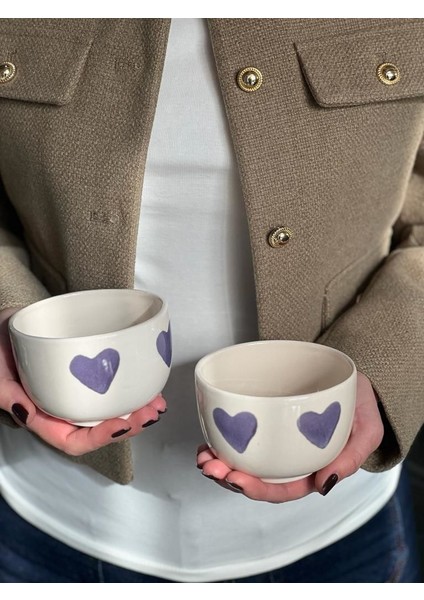 2 Li Mor Kalpli Çerezlik Kase fiyatları