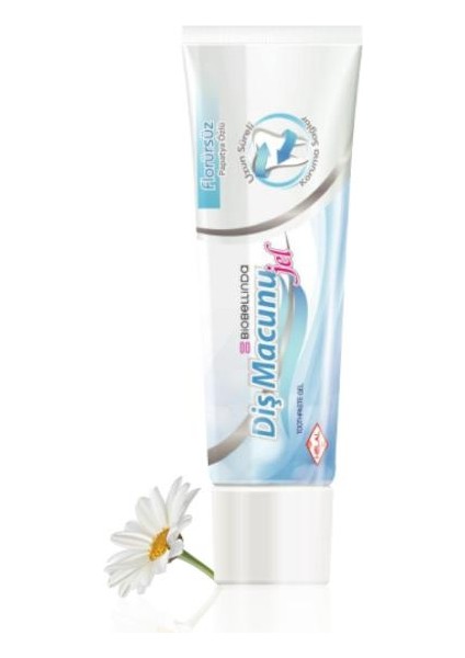 Florürsüz Helal Sertifikalı Diş Macunu Papatya Özlü Jel 125 gr