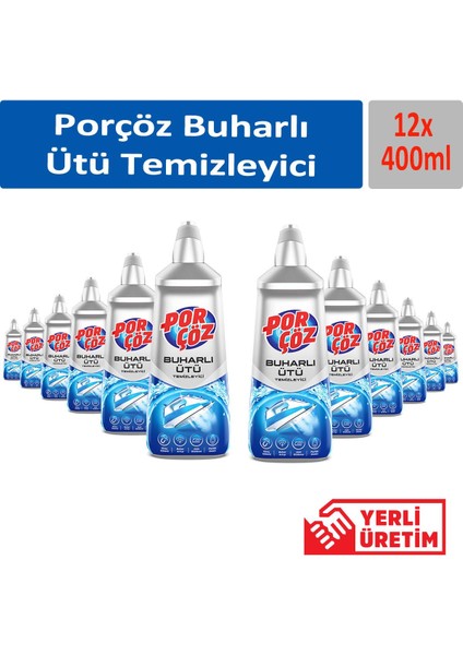 Buharlı Ütü Temizleyici 400 ml x 12 Adet