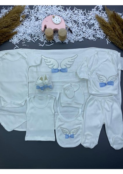 Bebek Giyim 10LU Hastane Çıkışı Seti Erkek ve Kız Bebek