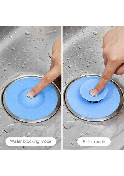 4 Adet Lavabo Küvet Tıkacı Mutfak Banyo Gider Tıpası Kapağı Tıkaç Süzgeç