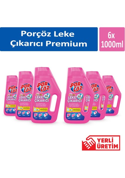 Leke Çıkarıcı Premium 1000 ml x 6 Adet