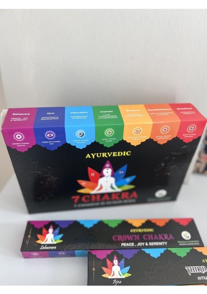 Ayurvedik 7 Çakra Tütsü Seti (7li Set) modelleri