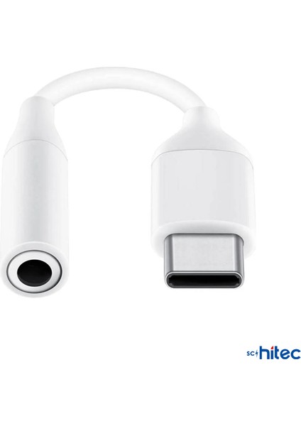 Usb-C To Headphone Jack Apple Iphone 15 Uyumlu Dönüştürücü Adaptör Beyaz UC11