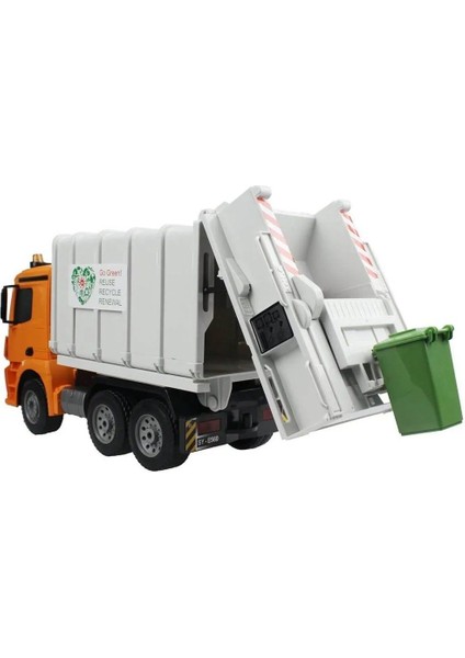 E560-003 Kumandalı Şarjlı Çöp Kamyonu 1:20 -Vardem