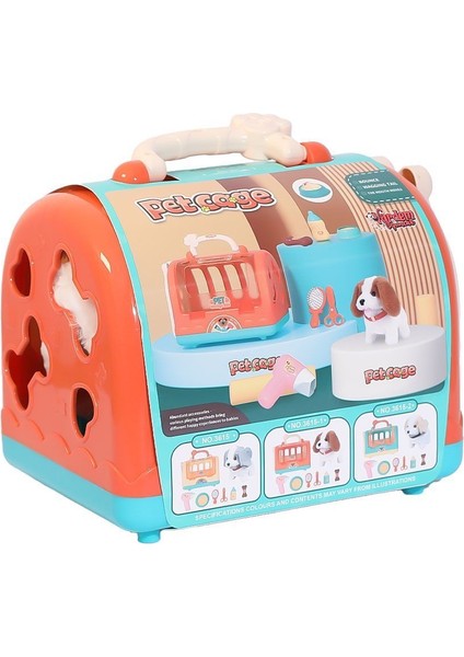 WL-3615-1-2 Taşıma Çantalı Köpek Oyun Seti -Vardem