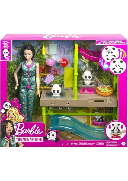 HKT77 Barbie Panda Bakımı Oyun Seti