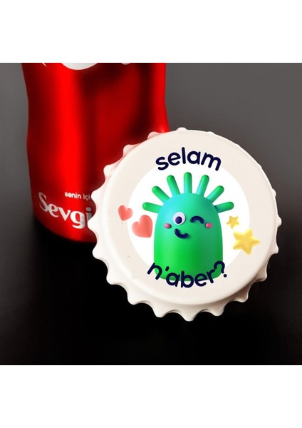 Selam Naber Baskılı Magnet Açacak