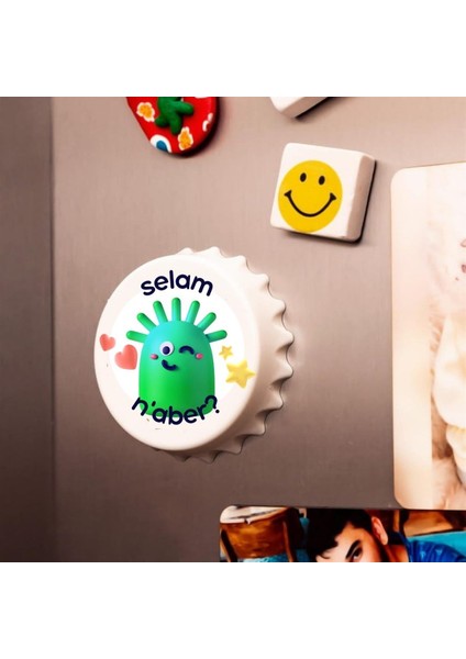 Selam Naber Baskılı Magnet Açacak
