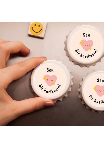 Sen Bir Harikasın Baskılı Magnet Açacak