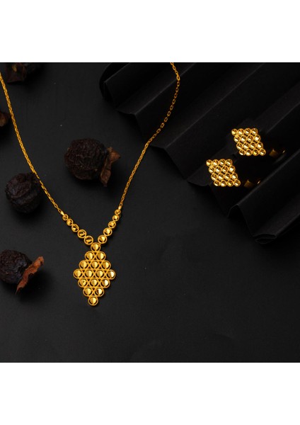 Bal Peteği 22 Ayar Altın Takı Seti fiyatları