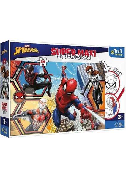 PUZZLE-41006 Super Maxi Spiderman 24 Parça Çocuk Puzzle