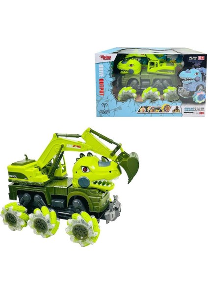 YJ-078-2 1:14 Uzaktan Kumandalı 2.4g Dinozor Kamyon Kazıcı -Vardem