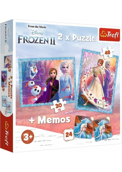 PUZZLE-90814 2ın1 Frozen Iı Çocuk Puzzle