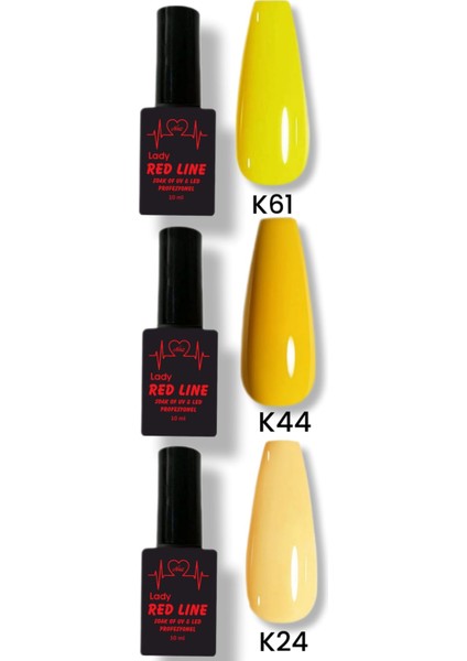 Kalıcı Oje 10 Ml 3 Lü Set K34 K61 K28