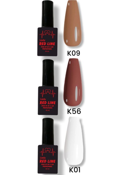 Kalıcı Oje 3 Lü Set K09 K56 K01