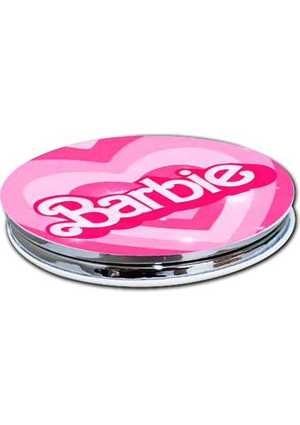 Barbie Baskılı Ayna Yuvarlak Kişiye Özel Isim Baskılı Cep Aynası 7 Cm (Kapaklı Ve Büyüteçli) fiyatları