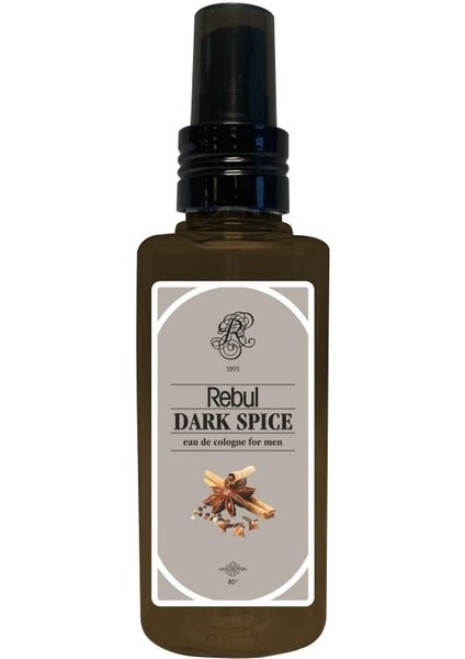 Rebul dark Spice Plastik Şişe Kolonya Ikili Set 125ml X2