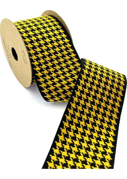 Kaz Ayağı Desen Dokuma Geniş Perde Bordür / Aksesuar (7 Cm. Genişlik - 3,5 Mt. Uzunluk)