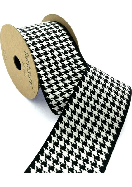 Kaz Ayağı Desen Dokuma Geniş Perde Bordür / Aksesuar (7 Cm. Genişlik - 3,5 Mt. Uzunluk)