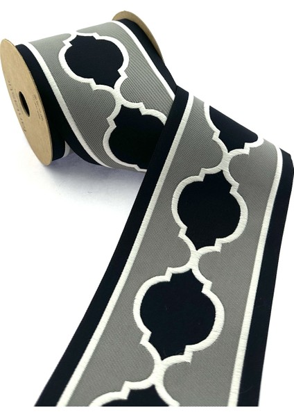 Jakarlı Dokuma Geniş Perde Bordür / Aksesuar (10 Cm. Genişlik - 3,5 Mt. Uzunluk)