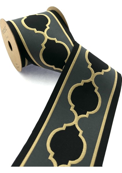 Jakarlı Dokuma Geniş Perde Bordür / Aksesuar (10 Cm. Genişlik - 3,5 Mt. Uzunluk)