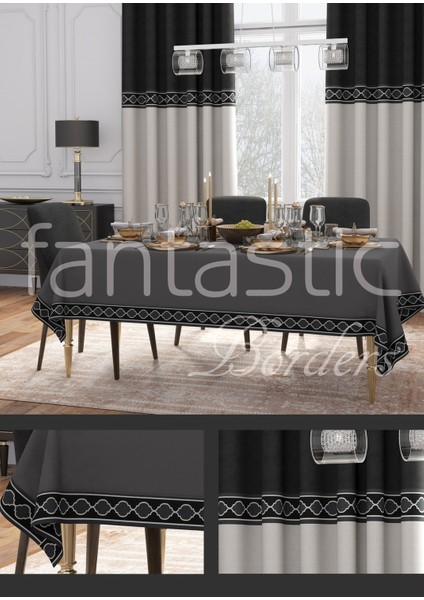 Jakarlı Dokuma Geniş Perde Bordür / Aksesuar (10 Cm. Genişlik - 3,5 Mt. Uzunluk) fiyatları