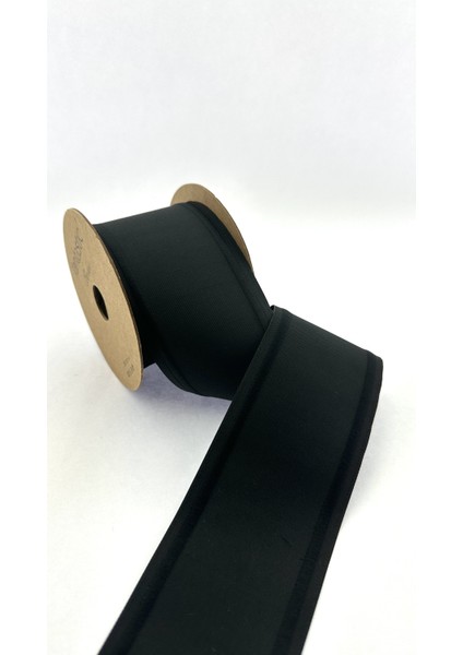 Düz Renk Kenar Kabartmalı Dokuma Geniş Perde Bordür / Aksesuar (7 Cm. Genişlik - 3,5 Mt. Uzunluk)