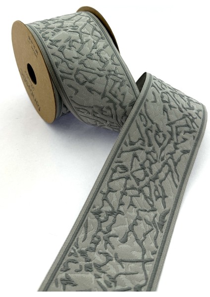 Mermer Desenli Dokuma Geniş Perde Bordür / Aksesuar (7 Cm. Genişlik - 3,5 Mt. Uzunluk)