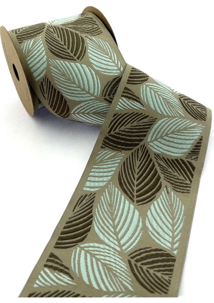 Çiçek Desenli Çok Renkli Dokuma Geniş Perde Bordür / Aksesuar (10 Cm. Genişlik - 3,5 Mt. Uzunluk)