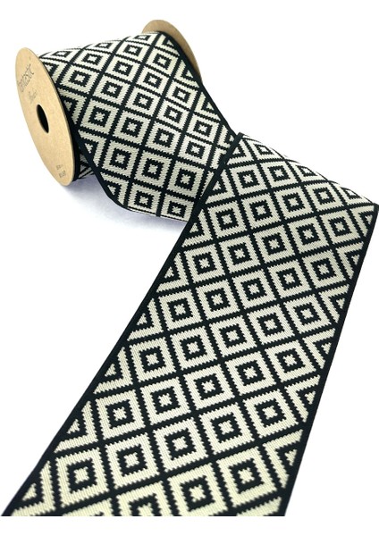 Pötikare Desen Dokuma Geniş Perde Bordür Aksesuar (10 Cm. Genişlik - 3,5 Mt. Uzunluk)