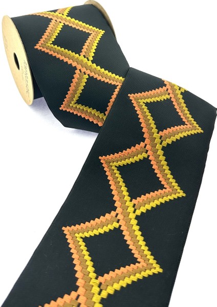 Çok Renkli Dokuma Geniş Perde Bordür / Aksesuar (10 Cm. Genişlik - 3,5 Mt. Uzunluk)