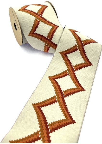 Çok Renkli Dokuma Geniş Perde Bordür / Aksesuar (10 Cm. Genişlik - 3,5 Mt. Uzunluk)