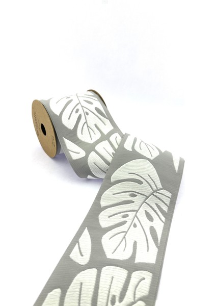 Yaprak Desenli Dokuma Bordür (10 Cm. Genişlik - 3,5 Mt. Uzunluk)