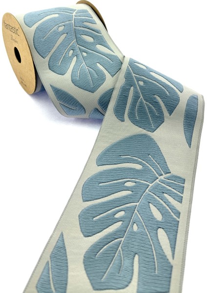 Yaprak Desenli Dokuma Bordür (10 Cm. Genişlik - 3,5 Mt. Uzunluk)