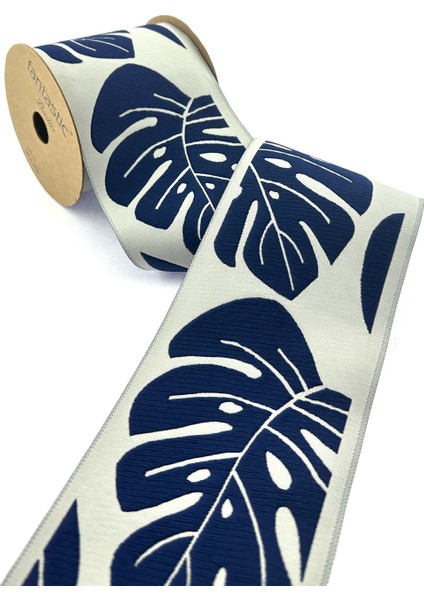 Yaprak Desenli Dokuma Bordür (10 Cm. Genişlik - 3,5 Mt. Uzunluk)