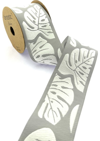 Yaprak Desenli Dokuma Bordür (7 Cm. Genişlik - 3,5 Mt. Uzunluk)