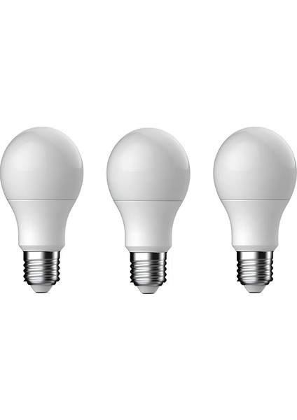 (3 Adet) 9W LED Ampul 6400K - Beyaz Işık CT-4277B