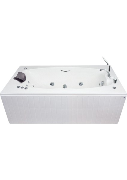 San Diego Jakuzi 184x102 h:63 Party Hidromasaj Sistemli Küvet (Gövde + Metal ayak + 4 yön panel)