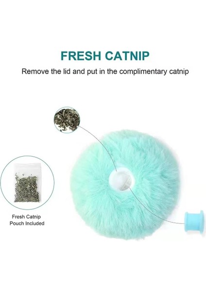 Akıllı Kedi Oyuncaklar Interaktif Top Peluş Elektrik Cattoys Eğitim Oyuncak Yavru Dokunmatik Sondaj Ev Hayvanı Ürünü Squeak Oyuncak Topu Kedi fiyatları