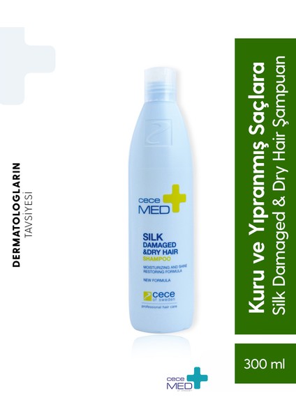 Silk Damaged And Dry Hair Shampoo Yıpranmış ve Kuru Saç Şampuanı 300 ml