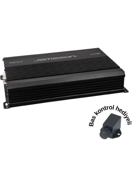 Usa-60.4 4000 Watt Bass Kontrol Hediye Oto Amfi 4X60RMS. 2024 Yeni Seri